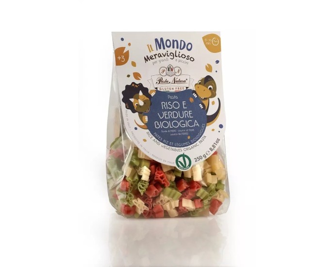 Pâtes dinosaures bio et sans gluten