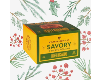 Panettone salé olives et romarin