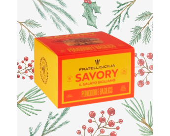 Panettone salé tomates basilic