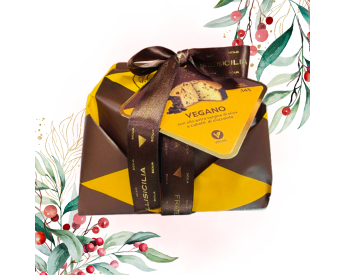 Panettone vegan au chocolat