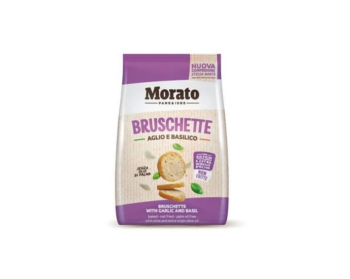 Bruschette Ail et Basilic 150 g Morato