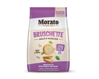 Bruschette Ail et Basilic 150 g Morato